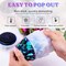 LET'S RESIN Dragon Egg Resin Molds, Large Resin Jar Resin Epoxy Molds with Lid and Crystal Cluster Base, Lifelike Dinosaur Egg Silicone Molds for Epoxy Resin, DIY Craft